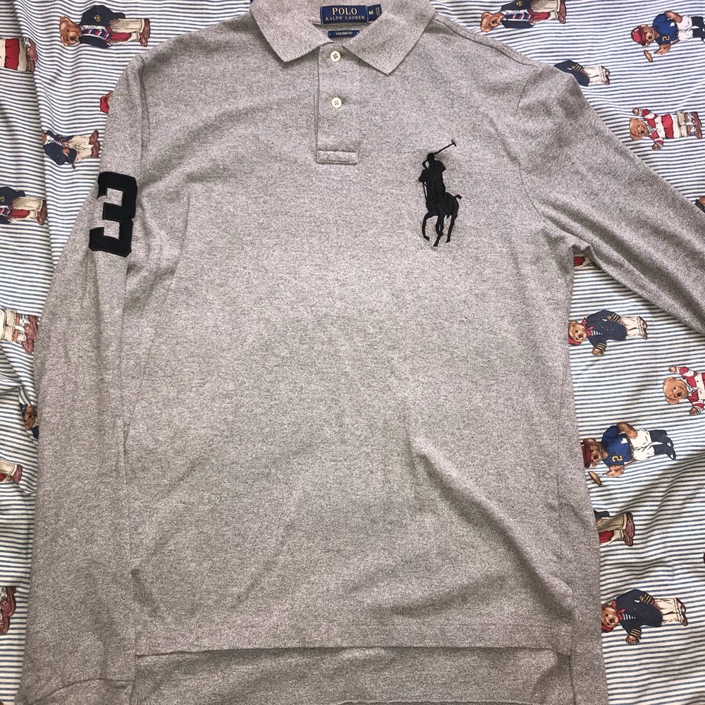 Polo Ralph Lauren Big Pony long sleeve custom fit